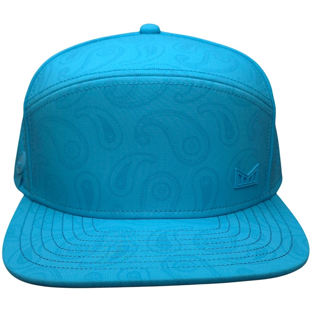 Melin Trenches Hat Cap Snapback Mens Blue Paisley Hydro Links Collection Golf